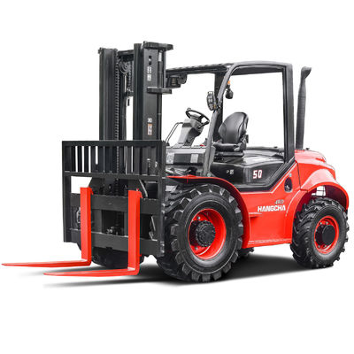 SNSC 5 Ton Terrain Rough Forklift Produsen 2WD 4WD 5000KGs Beban