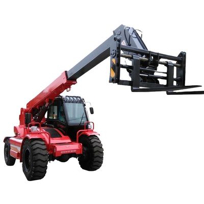 4.5T Telehandler Forklift Telescopic Dengan Model Mesin Yuchai / Cummins