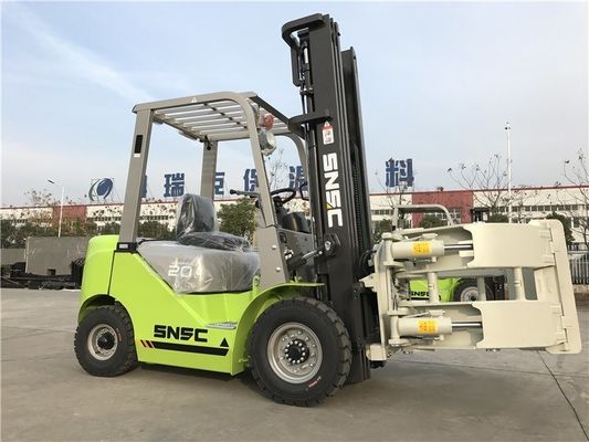 2000kgs Diesel Forklift Truk Disesuaikan 2 Tahap / 3 Tahap Mast