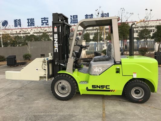Green Forklift Diesel 5 Ton SNSC 4000kg Load Diesel Counterbalance