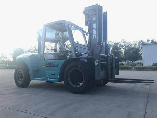 Forklift Diesel 10 Ton yang disesuaikan 3000mm-6000mm Tinggi Angkat