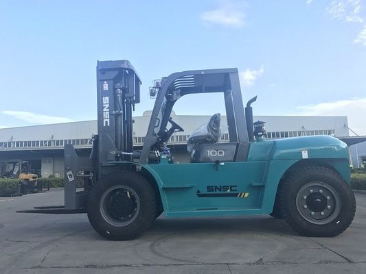 Forklift Diesel 10 Ton yang disesuaikan 3000mm-6000mm Tinggi Angkat