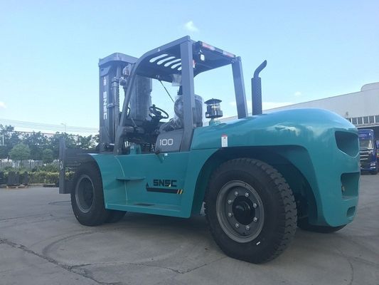Forklift Diesel 10 Ton yang disesuaikan 3000mm-6000mm Tinggi Angkat