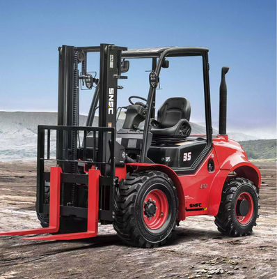 5000kg Beban Mesin Diesel Forklift 4m 4.5m 4.8m 5m Ketinggian Angkat