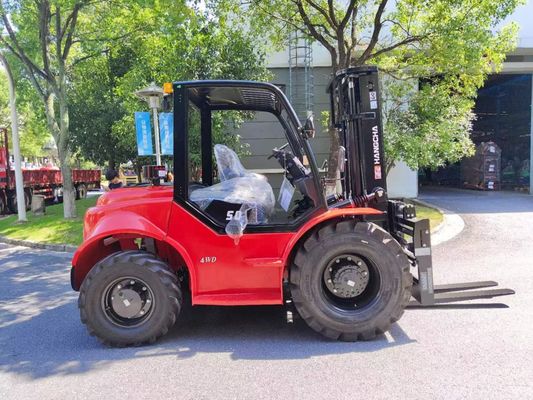 5000kg Beban Mesin Diesel Forklift 4m 4.5m 4.8m 5m Ketinggian Angkat