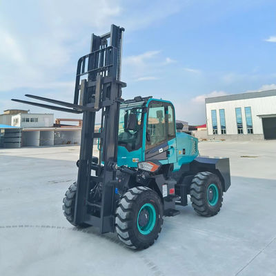 4x4 Forklift 3,5 Ton 5 Ton 7 Ton Forklift Tanah Bergelombang