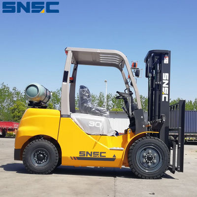 3T Gas Alam Propane Forklift Heavy Duty LPG Powered Forklift SNSC