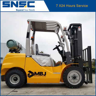 Jepang NISSAN K25 Gasoline Forklift SNSC LPG Counterbalance Forklift