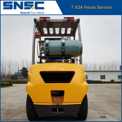 Jepang NISSAN K25 Gasoline Forklift SNSC LPG Counterbalance Forklift