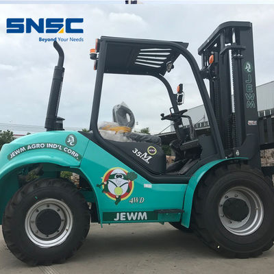4X2 Terrain Rough Forklift 3500kgs Four Wheel Drive Forklift