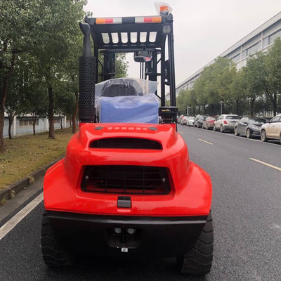 3.5 Ton 4x4 Forklift Terrain Kerikil Kecil Forklift FD35 Mesin Diesel