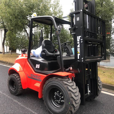 Forklift articulated Terrain kasar 3ton 3.5ton 4ton 5ton 4wd Forklift