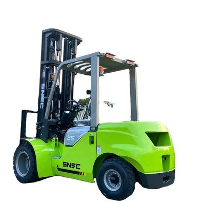 Side Shifter 4x4 Forklift YUNNEI Mesin 3500kg Forklift Off Road kecil