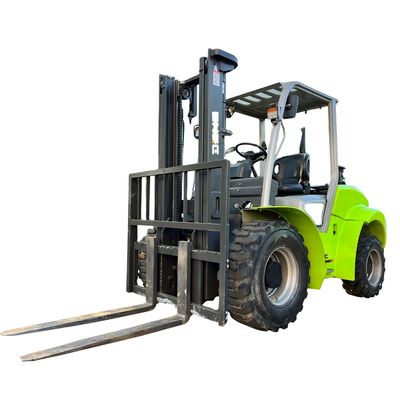 Side Shifter 4x4 Forklift YUNNEI Mesin 3500kg Forklift Off Road kecil