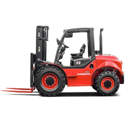 SNSC 5 Ton Terrain Rough Forklift Produsen 2WD 4WD 5000KGs Beban