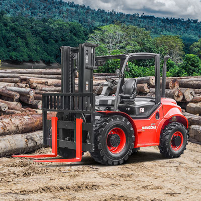 SNSC 5 Ton Terrain Rough Forklift Produsen 2WD 4WD 5000KGs Beban