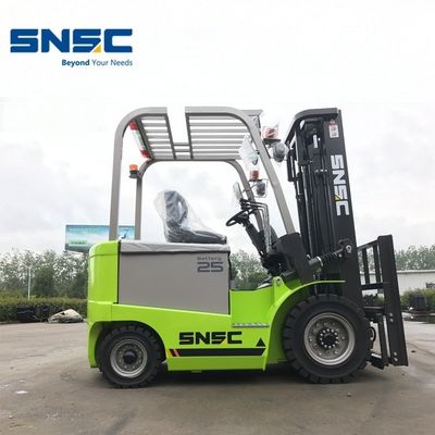 Disesuaikan 2.5 Ton Listrik Forklift SNSC Forklift Baterai Powered