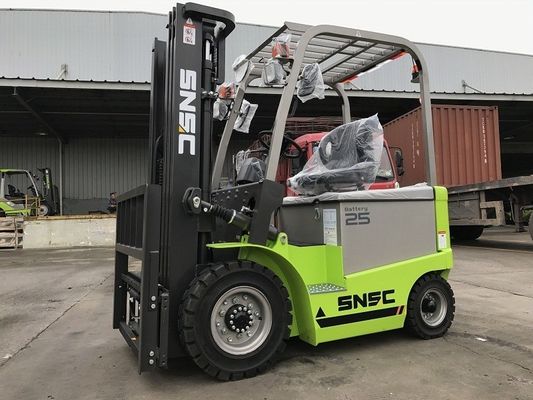 Disesuaikan 2.5 Ton Listrik Forklift SNSC Forklift Baterai Powered