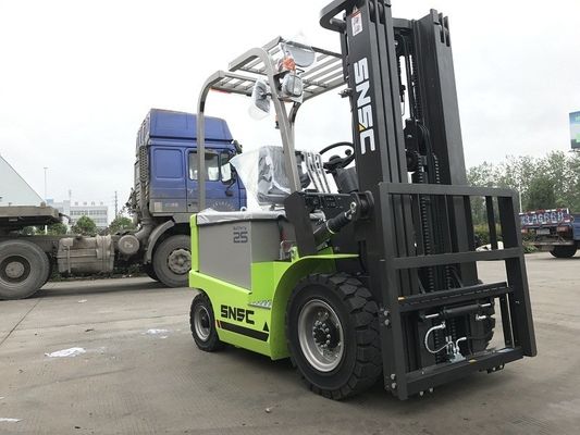Disesuaikan 2.5 Ton Listrik Forklift SNSC Forklift Baterai Powered