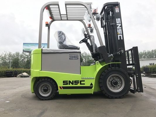 Disesuaikan 2.5 Ton Listrik Forklift SNSC Forklift Baterai Powered