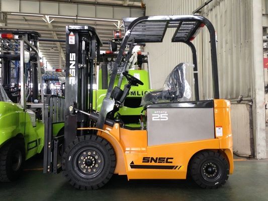 Disesuaikan 2.5 Ton Listrik Forklift SNSC Forklift Baterai Powered