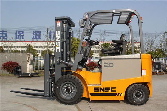 1T 2T 5T FB20 Full Electric Forklift Dengan AC Motor Merah Kuning Hijau