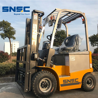 1500kgs Chariot Lift 5m Tinggi Electric Fork Lifts 2 Tahap / 3 Tahap