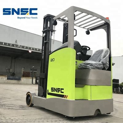 1.6 Ton 2 Ton Reach Truck Listrik SNSC Forklift Dengan Ban Standar Pneumatik