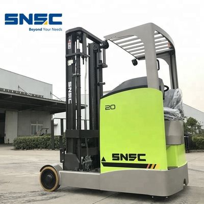 1.6 Ton 2 Ton Reach Truck Listrik SNSC Forklift Dengan Ban Standar Pneumatik