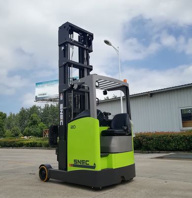1.6 Ton 2 Ton Reach Truck Listrik SNSC Forklift Dengan Ban Standar Pneumatik