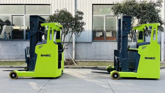 Green Electric Reach Forklift Montacargas Forklift Lift Tinggi 6m 8m 10m 12m