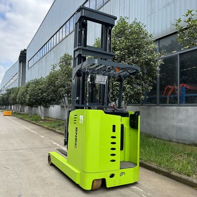 1.5T 2T 2.5T Truk jangkauan listrik Forklift Baterai Lithium Truk jangkauan dalam