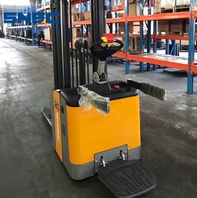 Apilador Stacker 1500kg 2000kg truk stacker listrik untuk hotel, toko pakaian