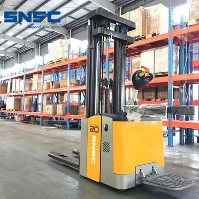 Apilador Stacker 1500kg 2000kg truk stacker listrik untuk hotel, toko pakaian