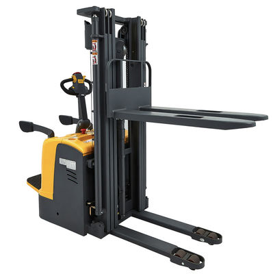 Apaidor Rider Counterbalance Pallet Stacker 2000kgs 6000lbs Truk Stacker bertenaga