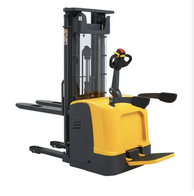 Apaidor Rider Counterbalance Pallet Stacker 2000kgs 6000lbs Truk Stacker bertenaga
