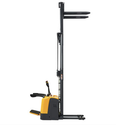Apaidor Rider Counterbalance Pallet Stacker 2000kgs 6000lbs Truk Stacker bertenaga