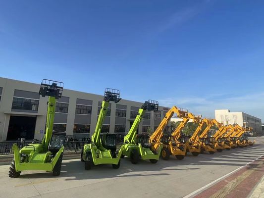Mesin Diesel 4 Ton Telehandler SNSC Forklift Telescopic Boom