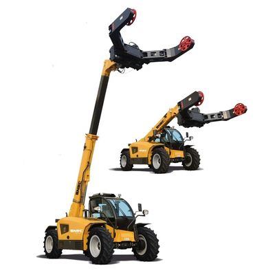 7m 8.5m 17m Teleskopik Forklift Telehandler 2WD 4WD Drive Extended Boom Forklift