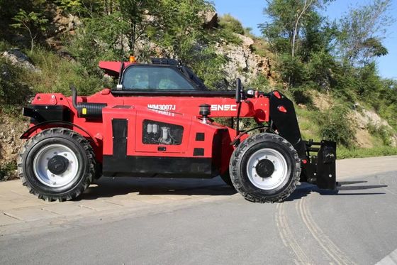 7m 8.5m 17m Teleskopik Forklift Telehandler 2WD 4WD Drive Extended Boom Forklift