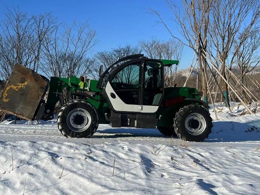14m Jangkauan Telescopic Boom Forklift 4000kg Telescoping Boom Forklift