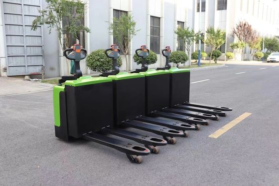 1550mm Fork Battery Powered Pallet Truck Untuk Pabrik Makanan & Minuman