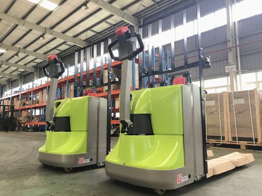 2 Ton Listrik Pallet Truk 2000kg Listrik Walkie Pallet Jack Untuk Gudang
