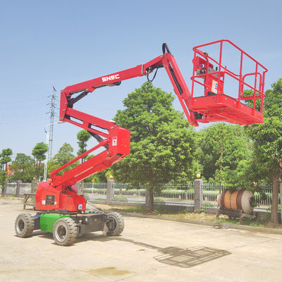 SNSC Telescopic Boom Lift Telescoping Man Lift Untuk Konstruksi