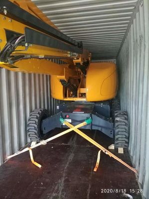 SNSC Telescopic Boom Lift Telescoping Man Lift Untuk Konstruksi