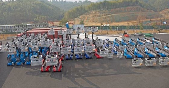 SNSC Artikulated Boom Lift 12m-28m Tinggi Manlift Teleskopik