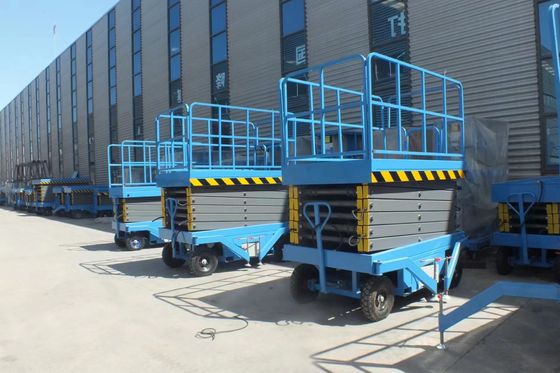 12m 14m 16m Platform Kerja Gunting Hidraulik Self-Propelled Lift Gunting